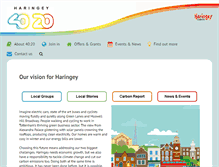 Tablet Screenshot of haringey4020.org.uk